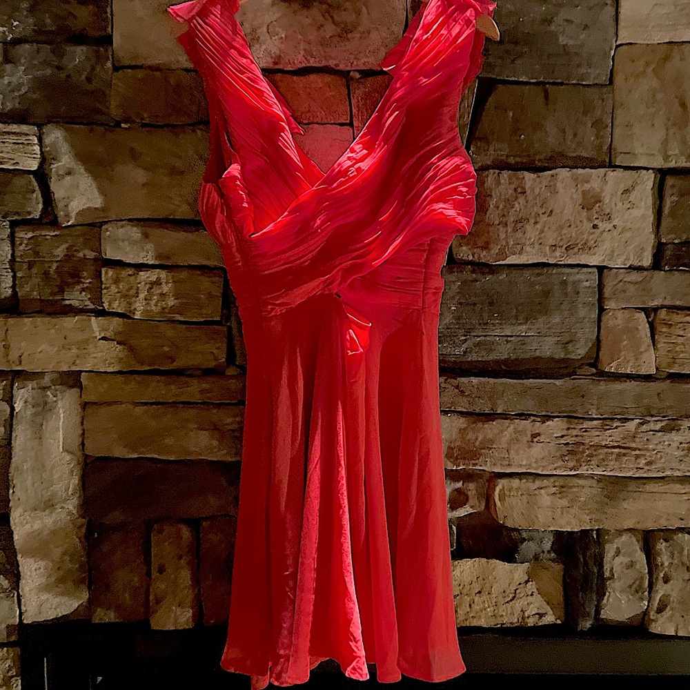 Bebe Pink Ruffle Dress - Picture 3 of 7